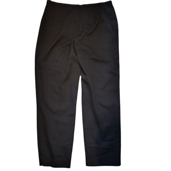 Talbots Vintage Wool Black Lined Straight Leg High-rise Pants Size 14 Petite.... - Picture 9 of 9